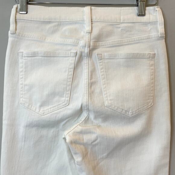 J.Crew Bootcut Jean 2003 Super Stretch Denim Vacation Date Trip CH692 White 25T - Picture 8 of 16